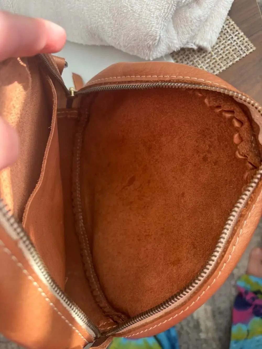 Portland Leather Goods Havana Small Circle Crossbody Bag